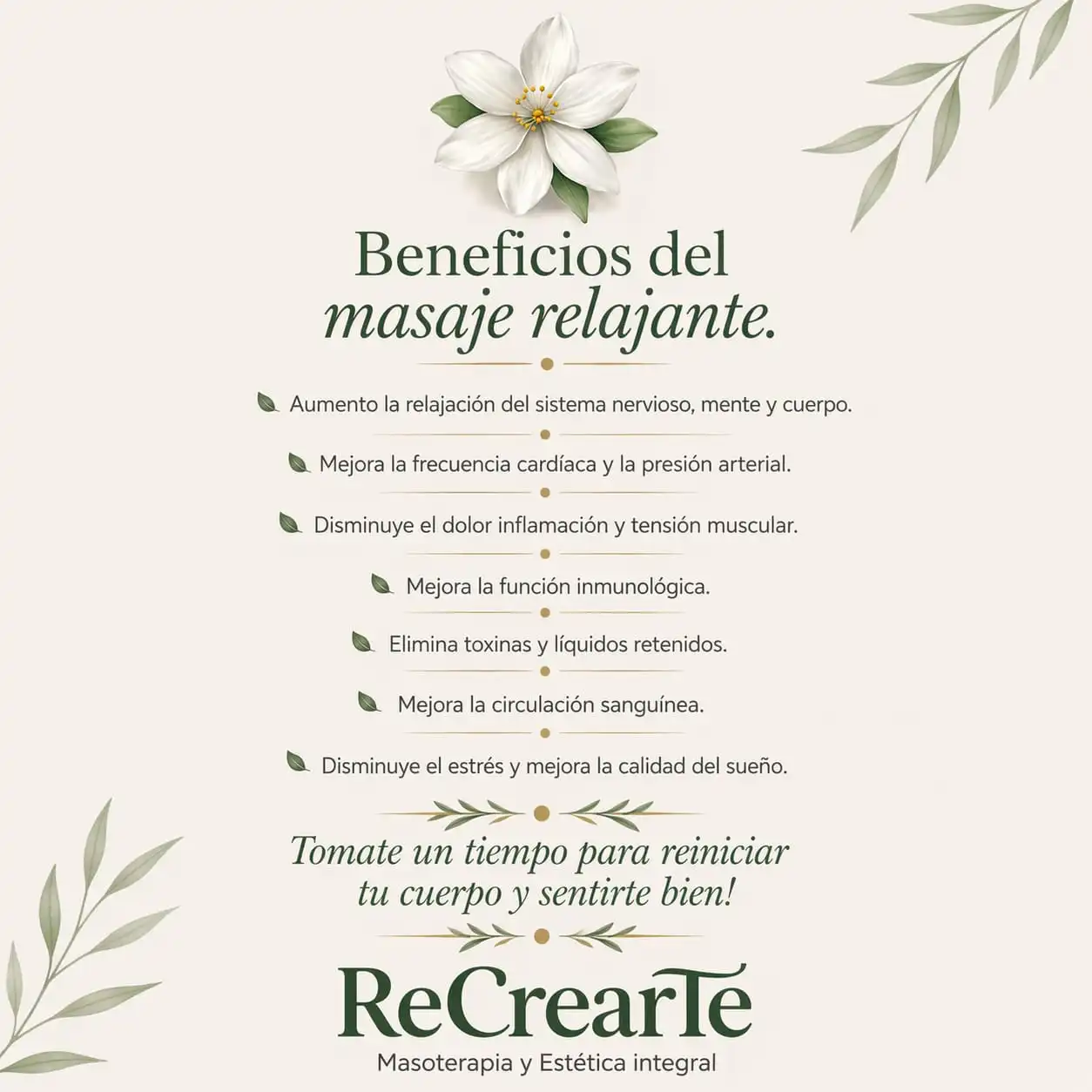 Beneficios del masaje 1